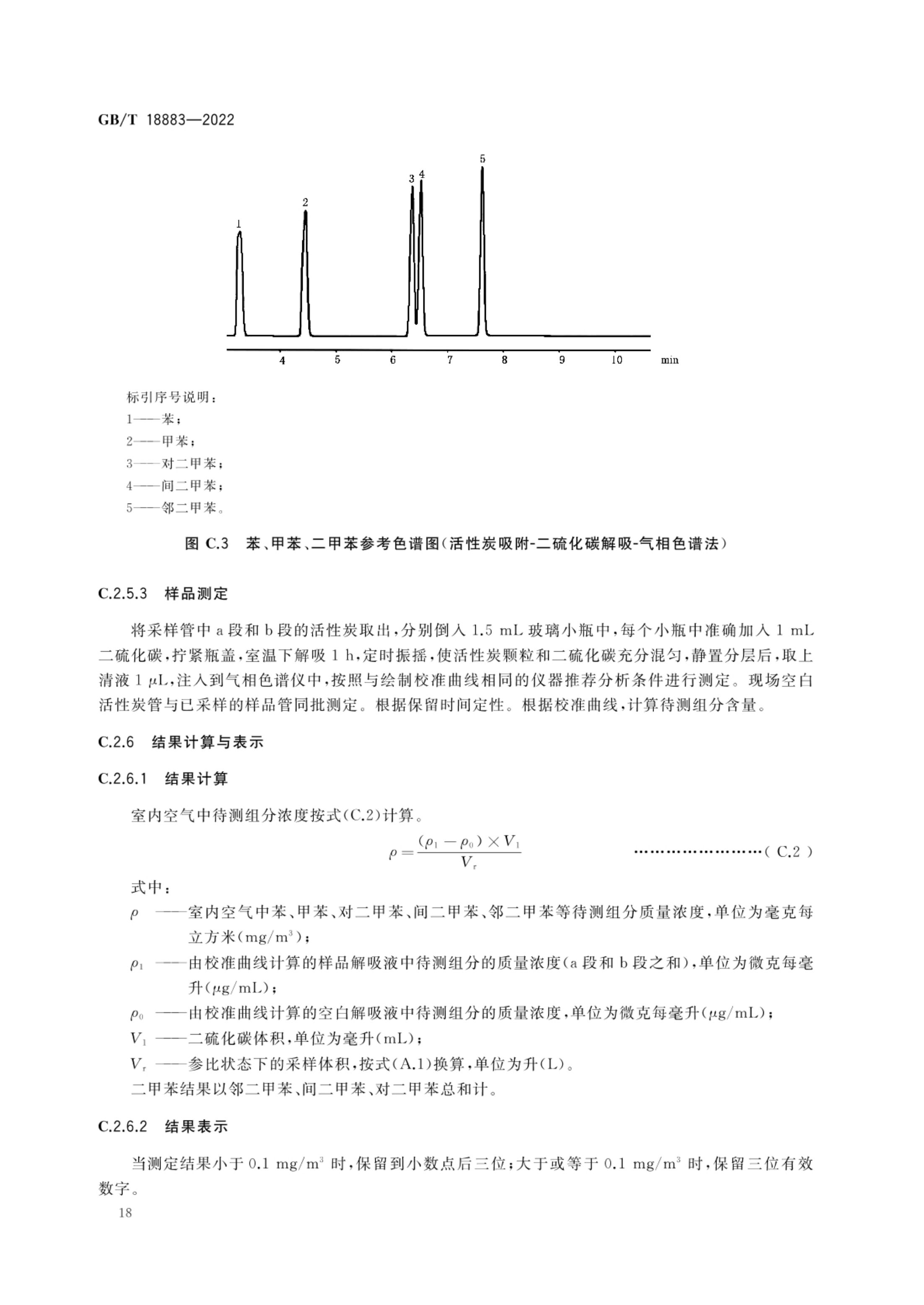 室内空气质量标准GBT18883-2022第21页