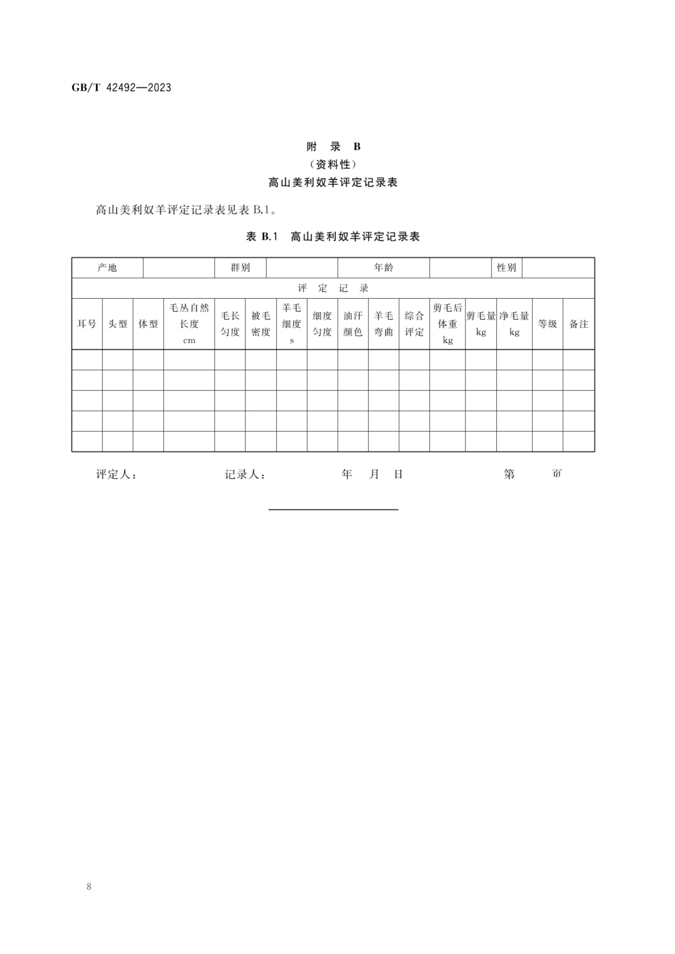 高山美利奴羊GBT42492-2023第10页