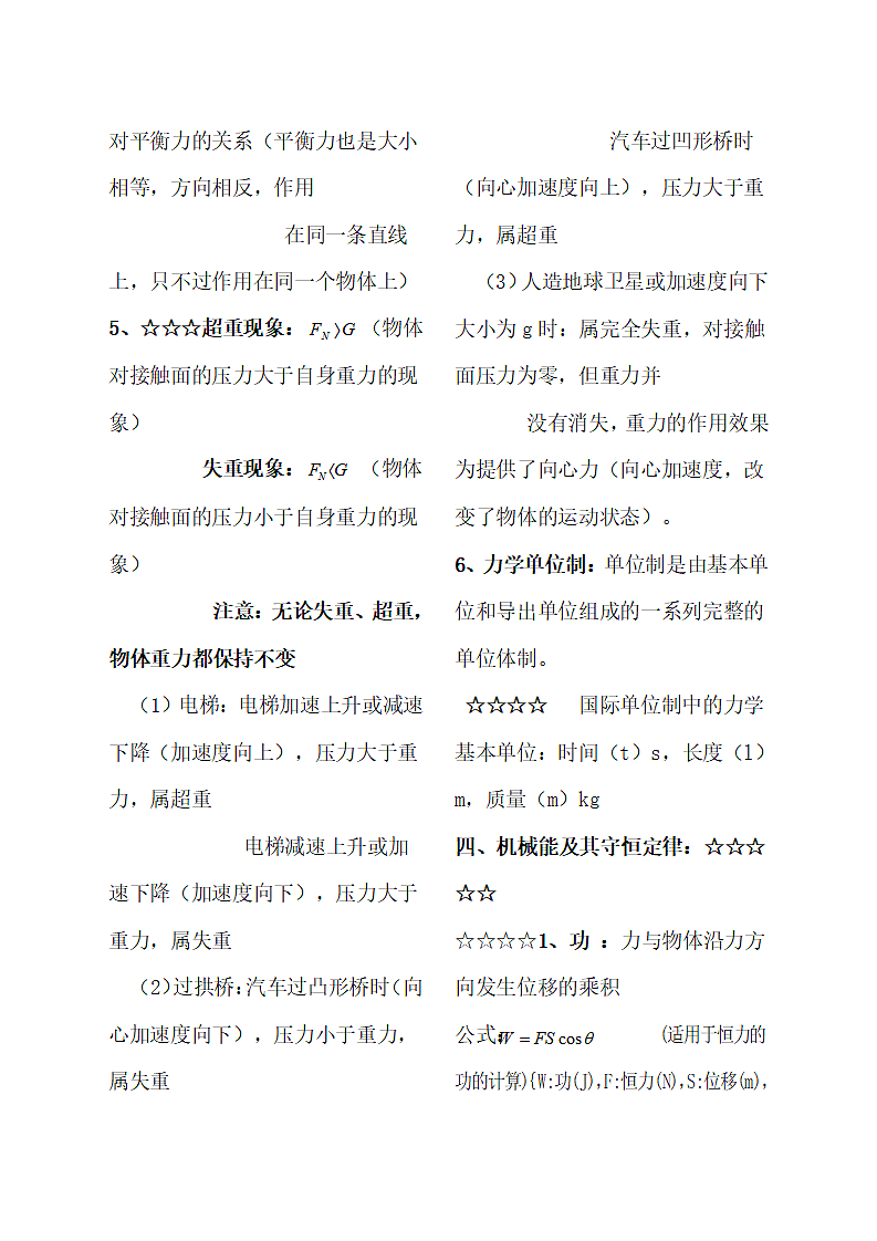 高中物理会考公式概念总结.docx第7页
