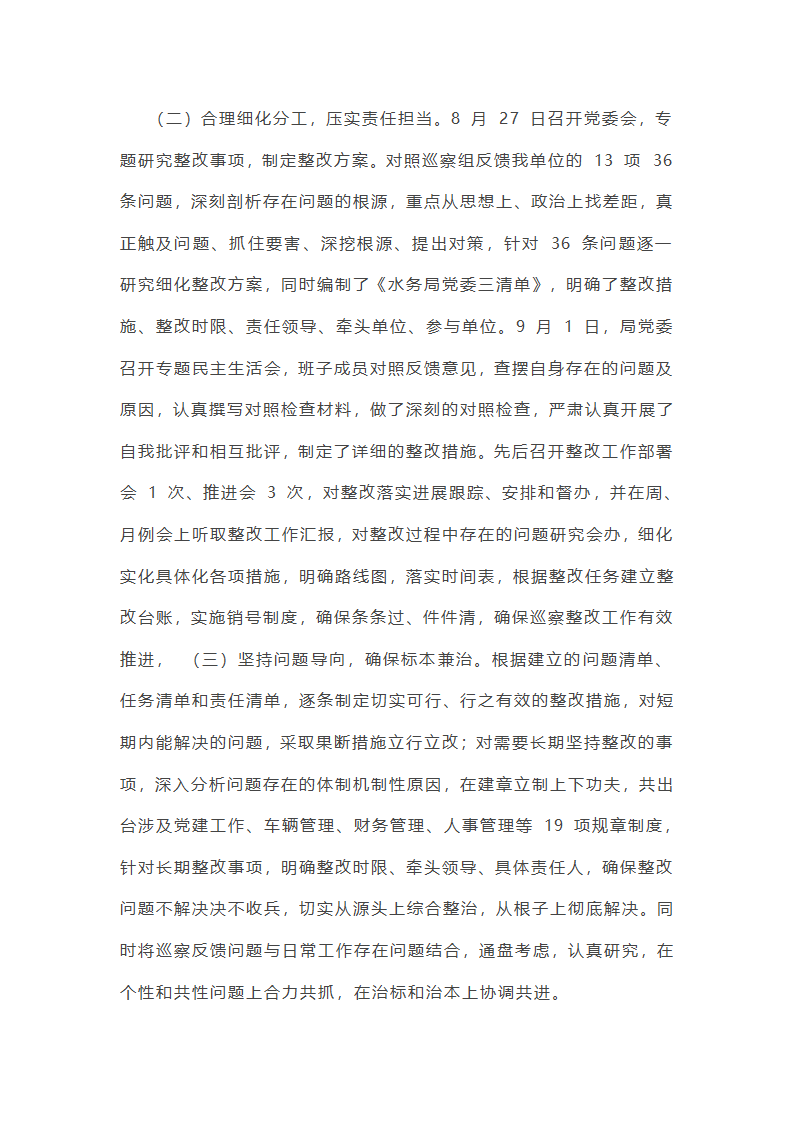 作风建设专项巡察工作总结第15页