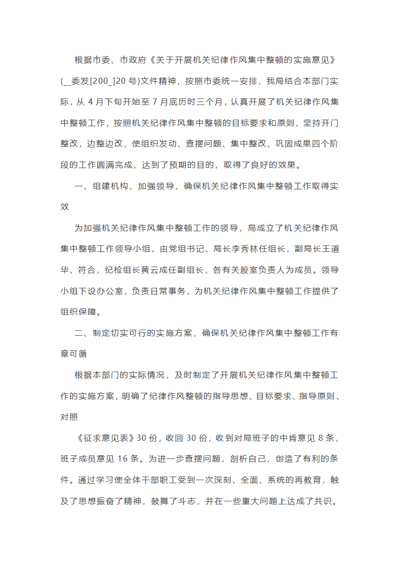 作风建设专项巡察工作总结第34页
