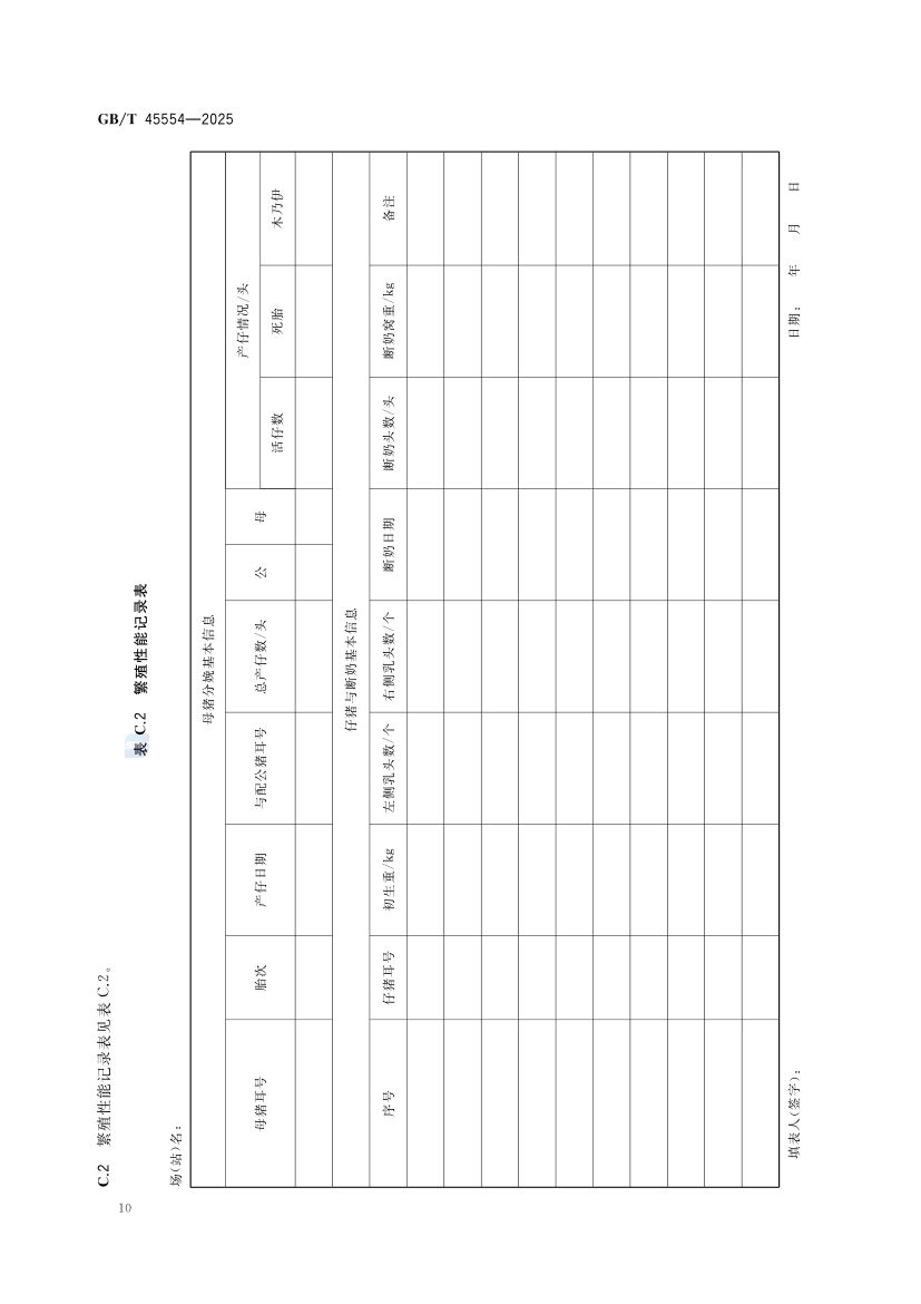 种猪生产性能测定技术规范GBT45554-2025第12页