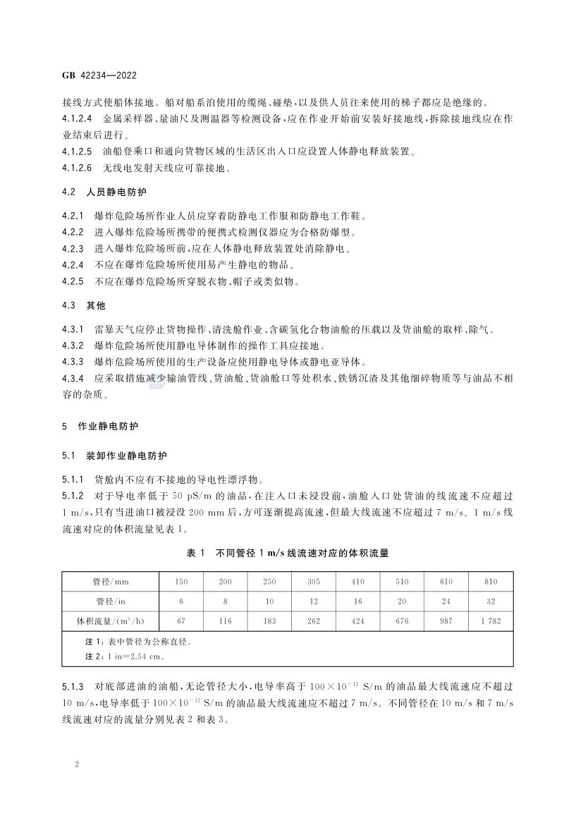 油船静电安全技术要求GB42234-2022第5页