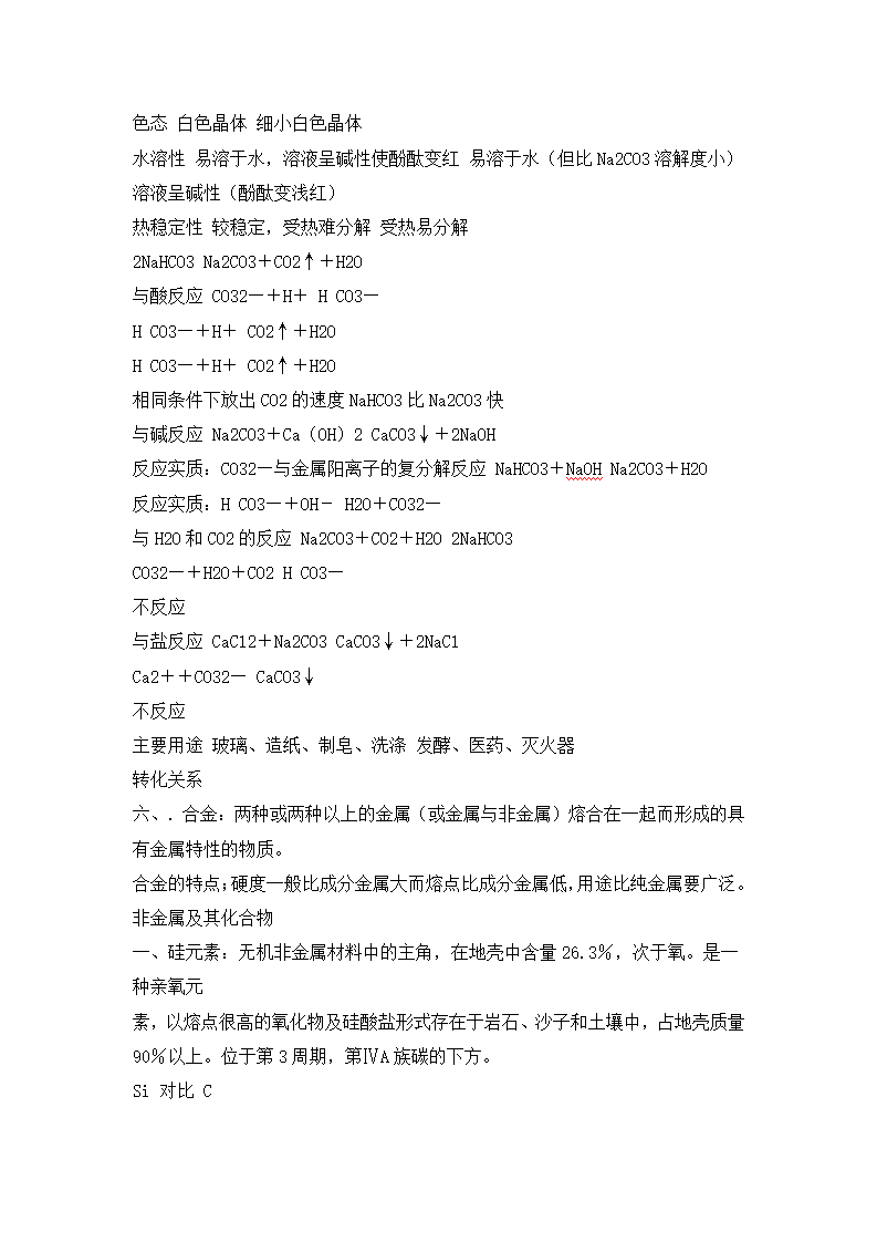 高一化学必修一全册基本内容梳理.docx第6页