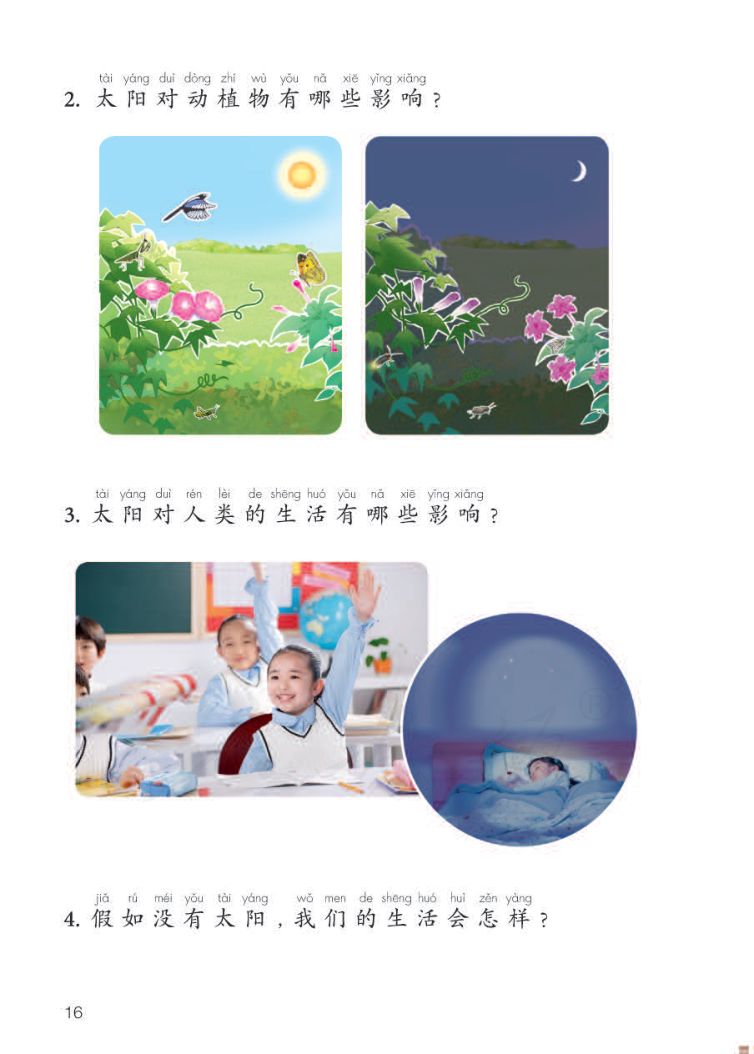 小学科学二年级下册人教版课本第18页