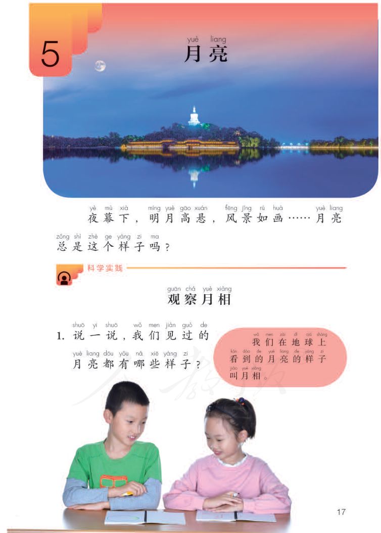 小学科学二年级下册人教版课本第19页