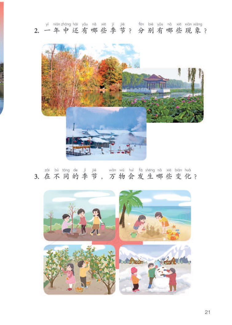 小学科学二年级下册人教版课本第23页