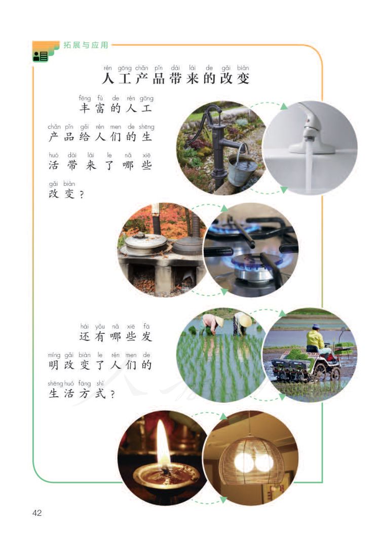 小学科学二年级下册人教版课本第44页