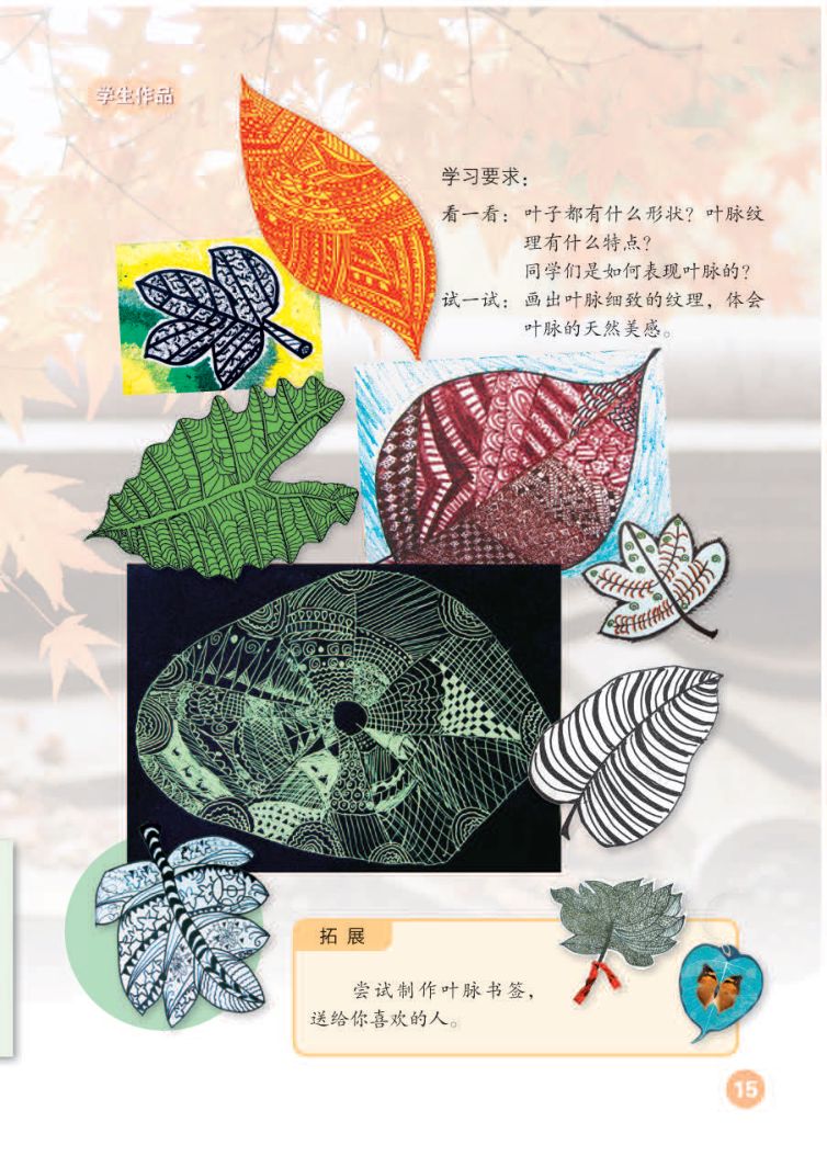 小学美术二年级下册人教版课本第19页
