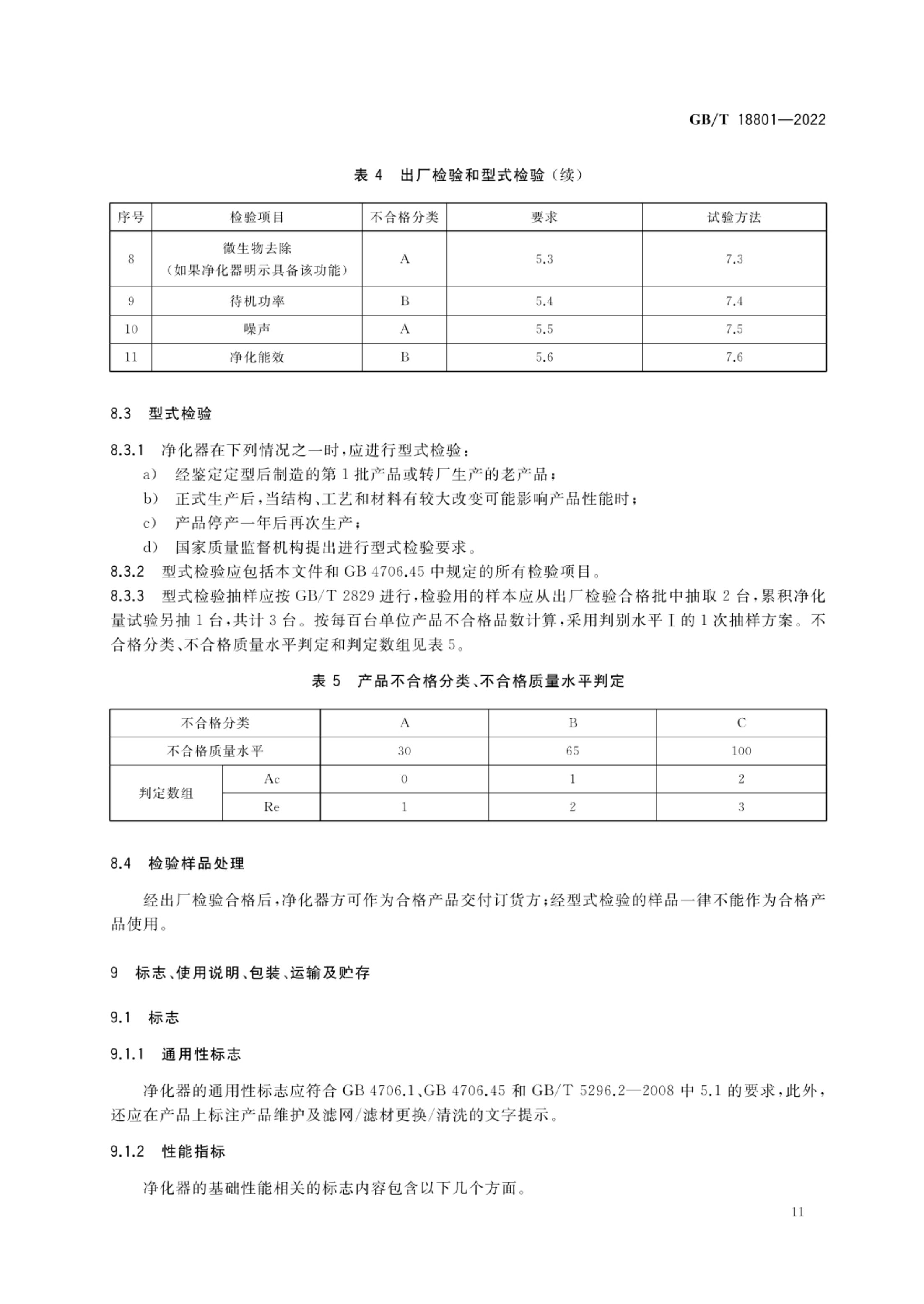 空气净化器GBT18801-2022第16页