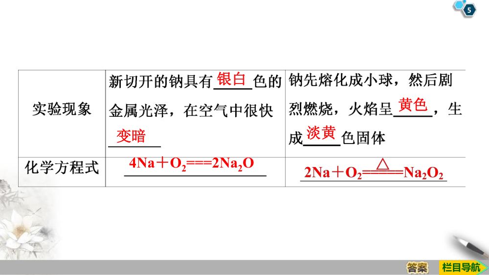 《钠和钠的氧化物》教学课件第5页
