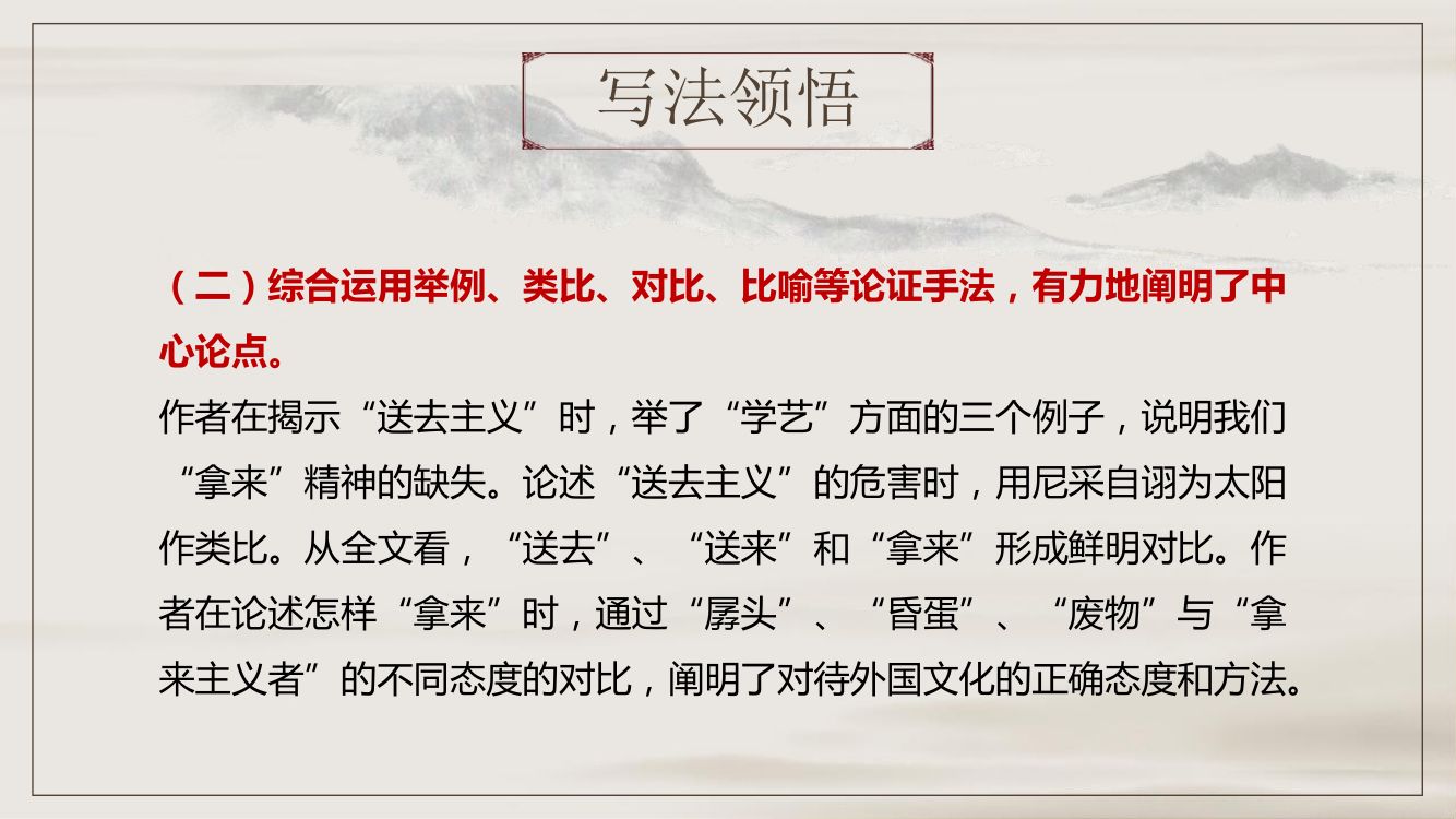 《拿来主义》教学课件第42页