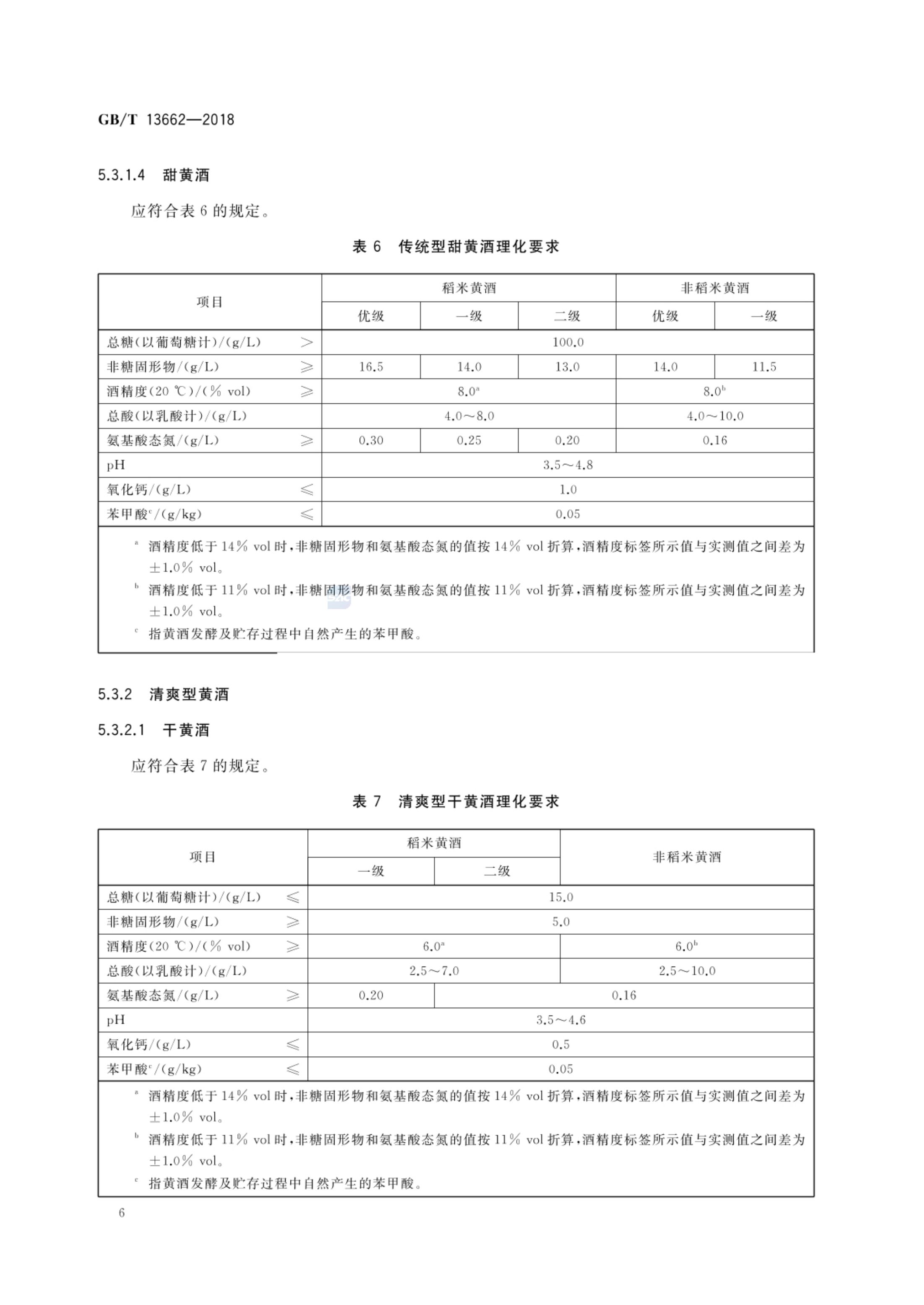 黄酒GBT13662-2018第8页
