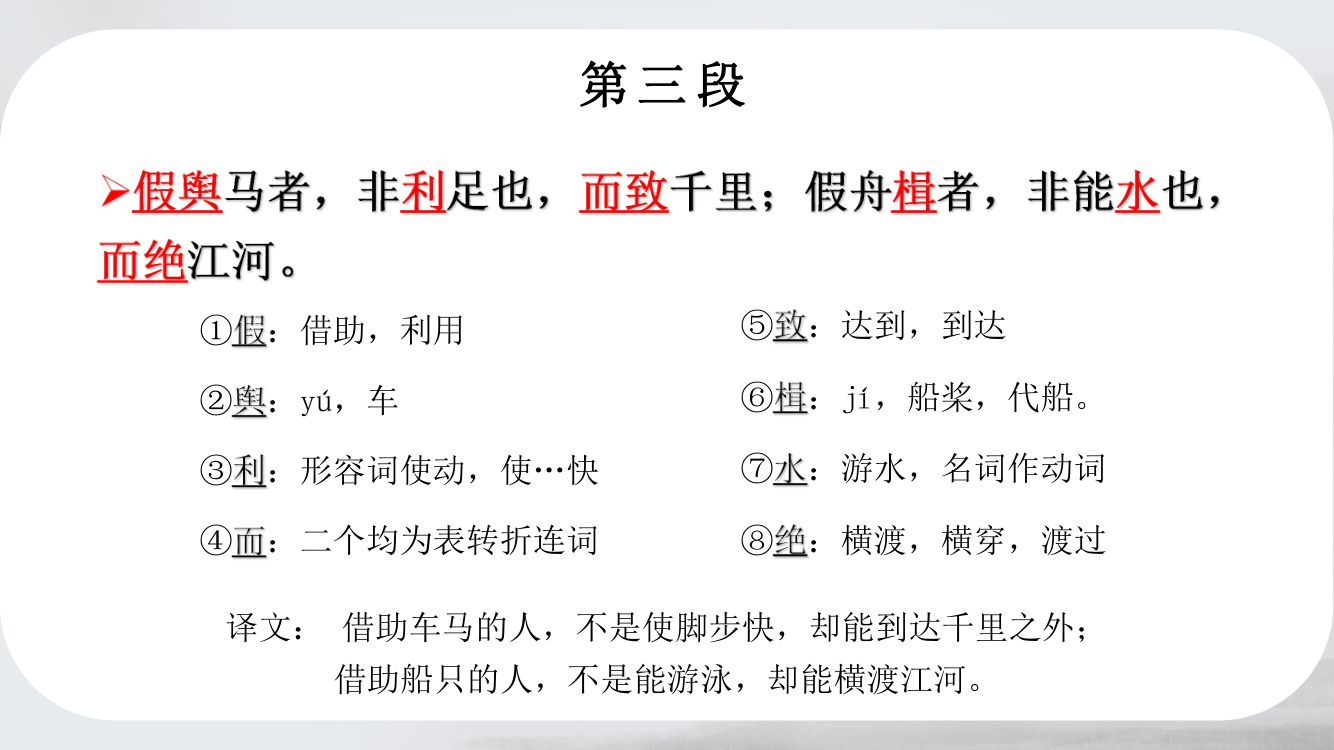 《劝学》教学课件第30页