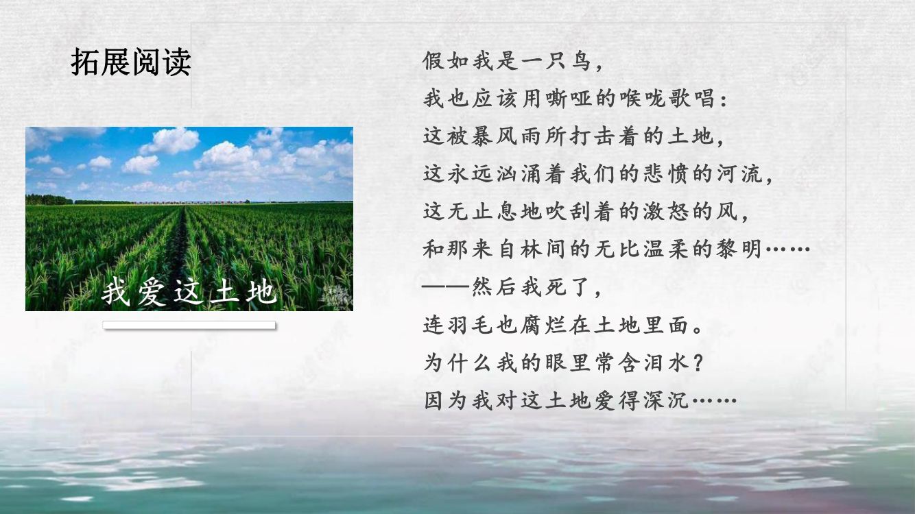 《大堰河—我的保姆》教学课件第5页