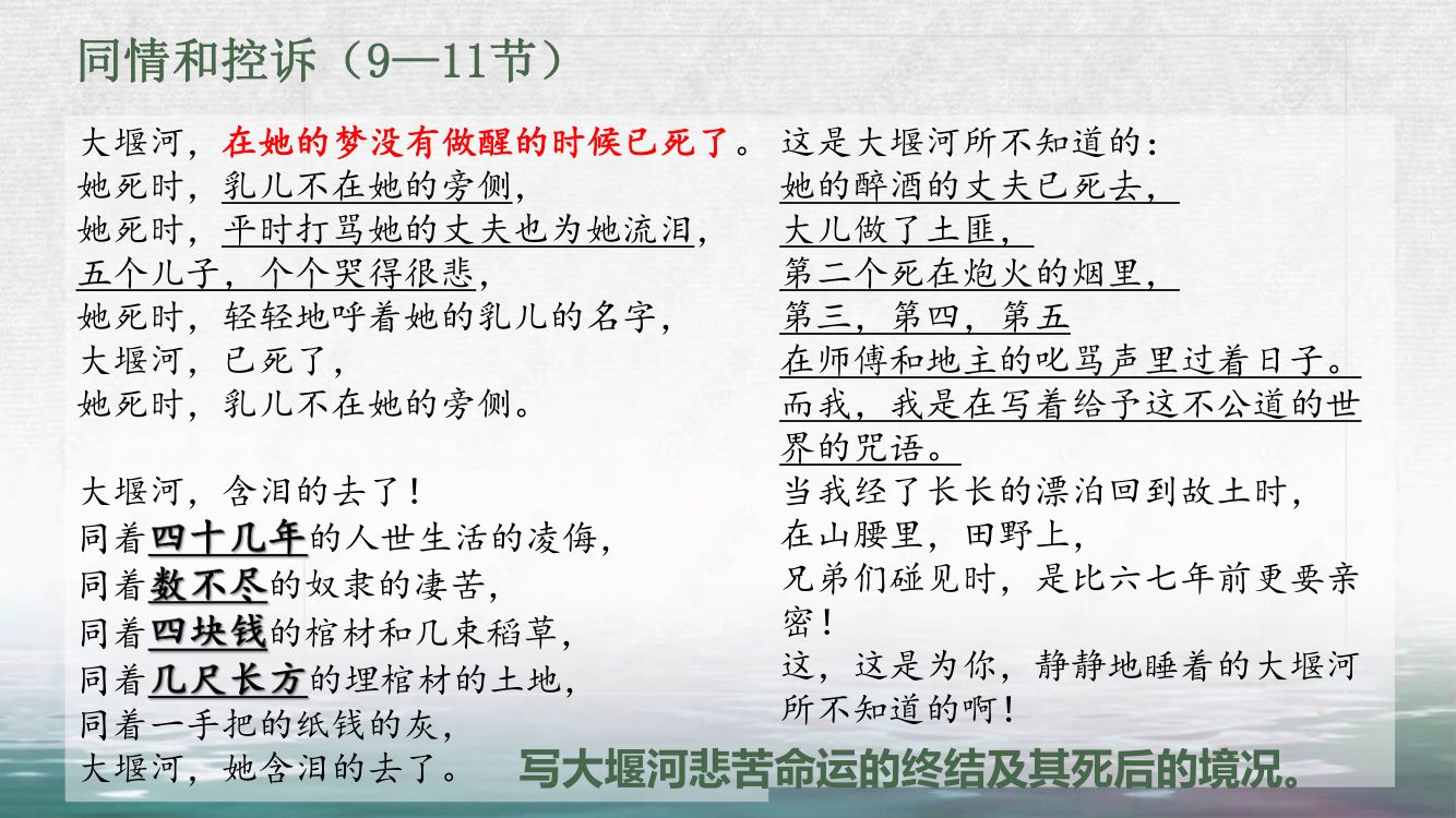 《大堰河—我的保姆》教学课件第22页