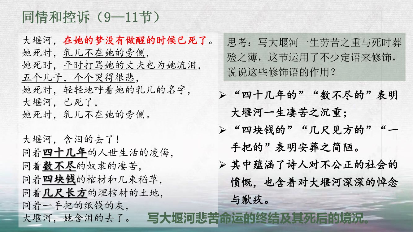 《大堰河—我的保姆》教学课件第23页
