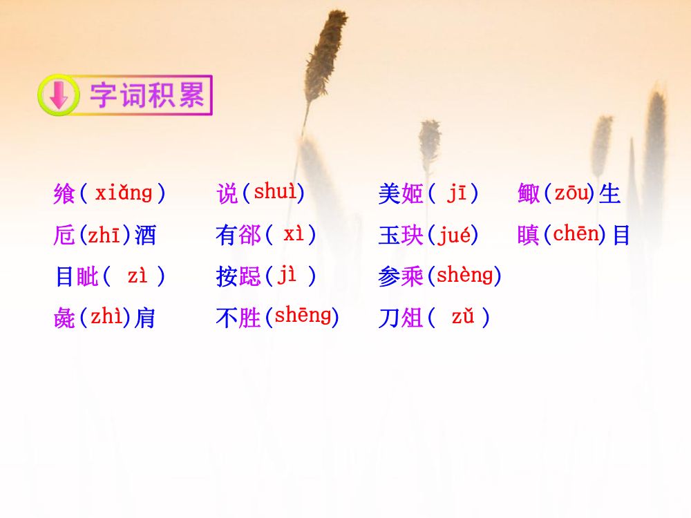 《鸿门宴》教学课件第13页