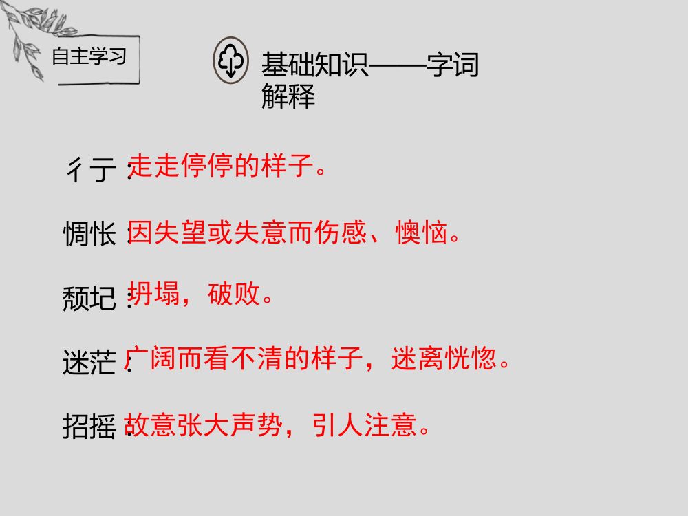 《雨巷》教学课件第12页