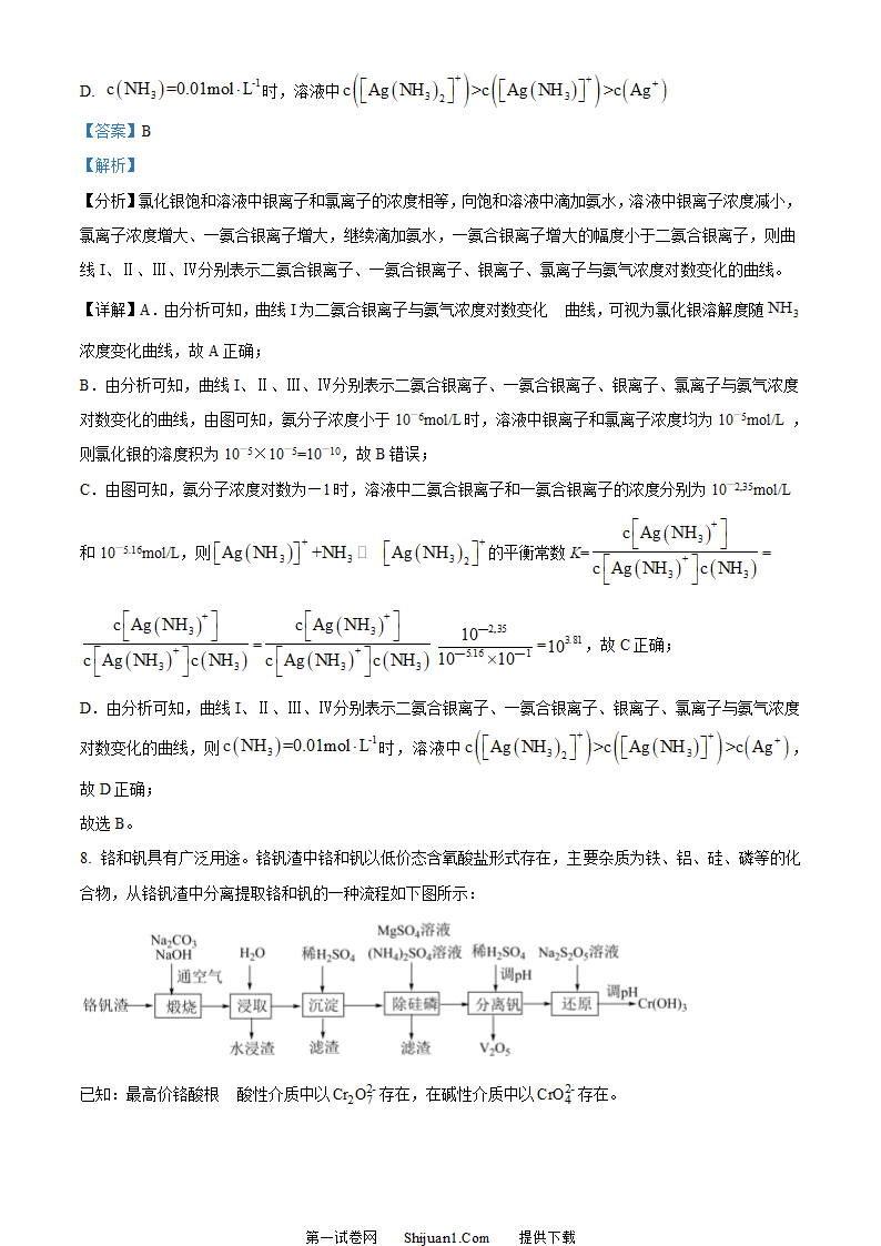2023年高考新课标理综化学真题第6页