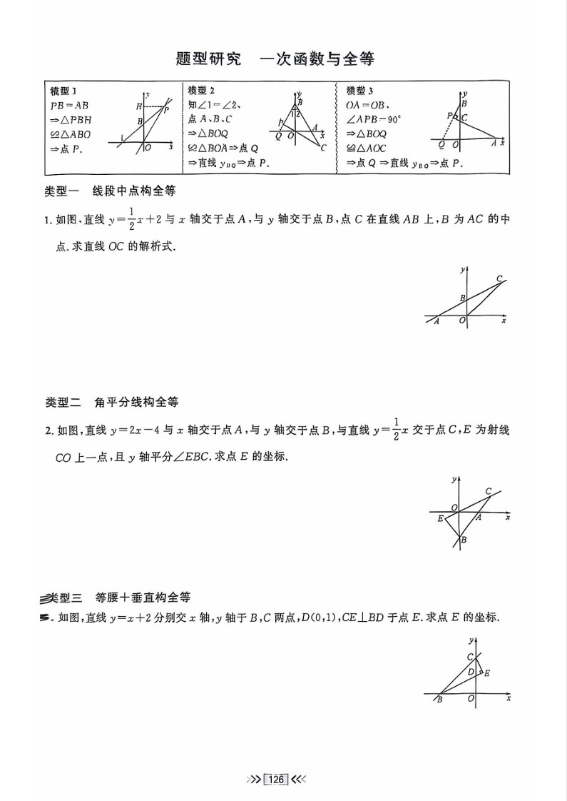 2025年易错点睛八年级数学下册一次函数与方程、不等式练习题（人教版）第17页