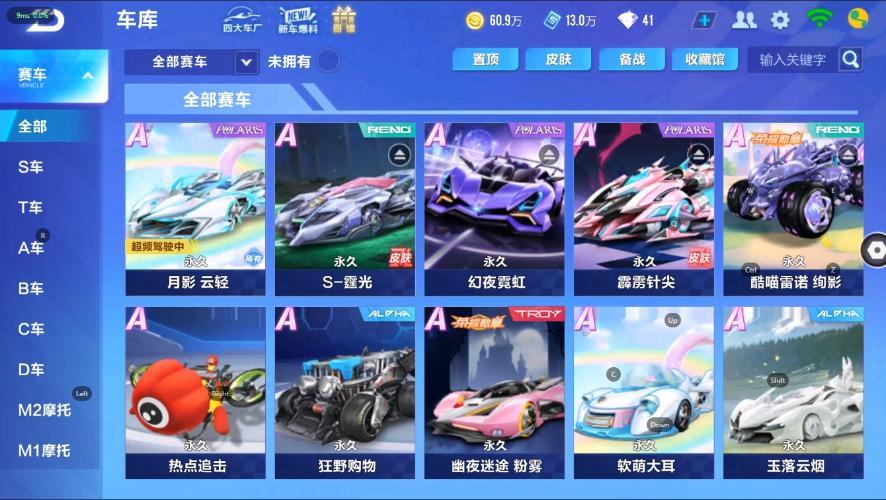 贵族特权：6，A车：月影云轻，S-霆光，幻夜霓虹，霹雳针尖，酷喵雷诺绚影，幽夜迷途粉雾，玉落云烟，夜宴蔚明，阿斯顿马丁Valkyrie，AE86，宠物：御术灵龙，月下玫瑰，酷喵设计师，瞌睡浣熊，嗷呜，隐夜巫师，瓷韵圣使，详情看图【安卓QQ】【可二次实名】【自主截图】